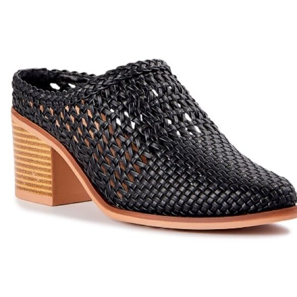 Woven Mule  Heels - Picture 1 of 6